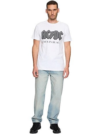 T-shirt motif/style ac/dc back in black - merchcode