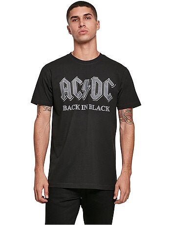 T-shirt motif/style ac/dc back in black - merchcode
