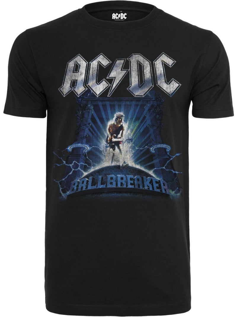 T-shirt motif/style ac/dc ballbreaker - merchcode Noir - Kiabi