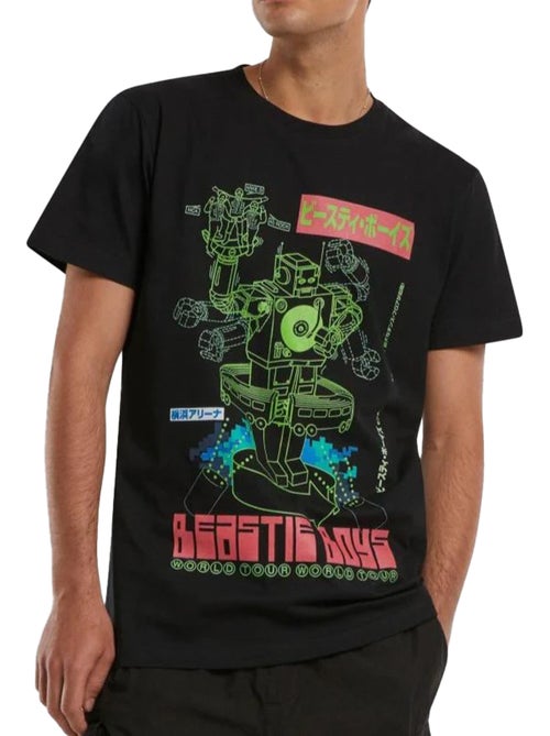 T-shirt motif/style beastie boys robot - mister tee - Kiabi