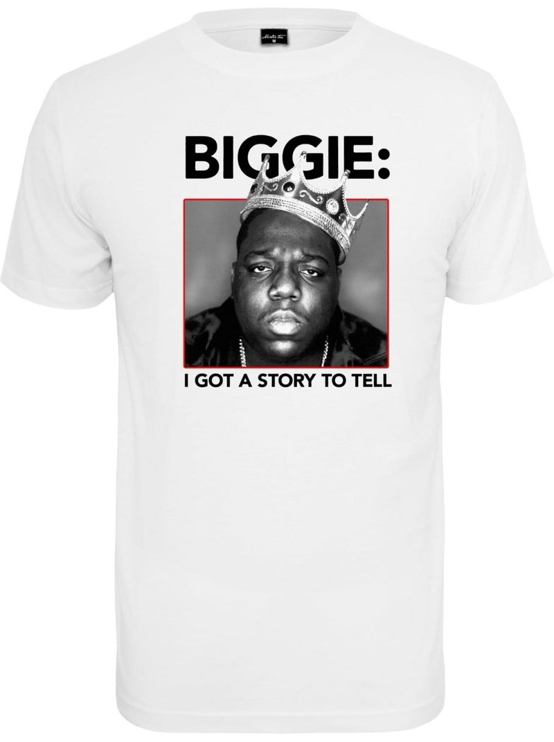 T-shirt motif/style biggie crown - mister tee Blanc - Kiabi