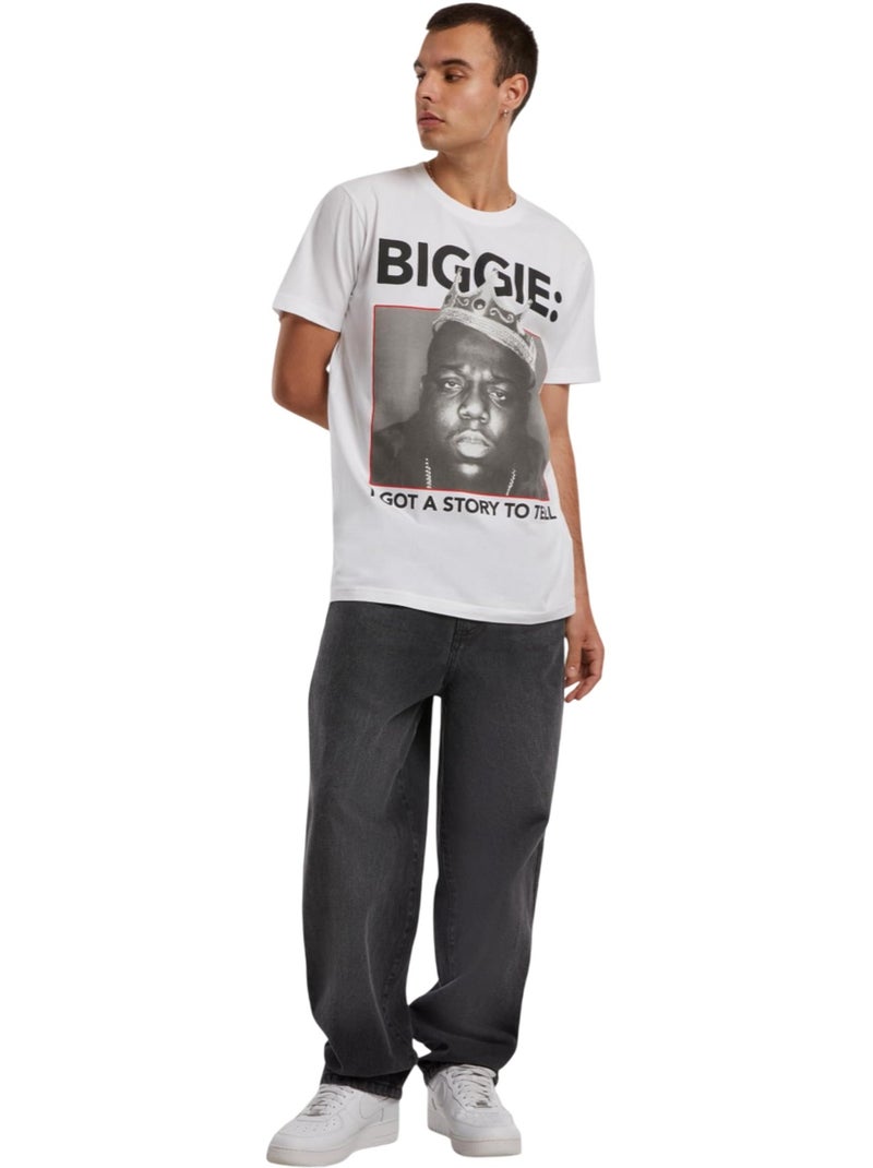 T-shirt motif/style biggie crown - mister tee Blanc - Kiabi
