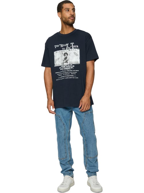 T-shirt motif/style biggie retro poster - mister tee - Kiabi