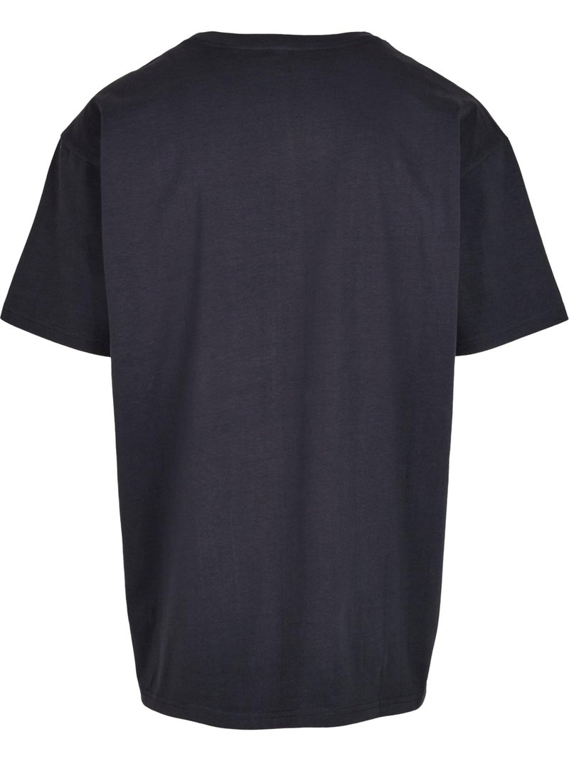 T-shirt motif/style biggie retro poster - mister tee Bleu marine - Kiabi