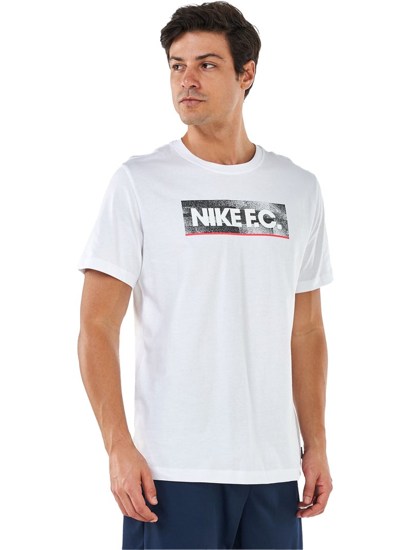 T-shirt motif/style bloc fc - nike Blanc - Kiabi