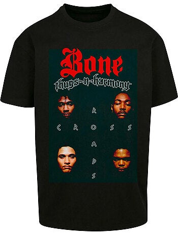 T-shirt motif/style bone thugs-n-harmony crossroads - mister tee