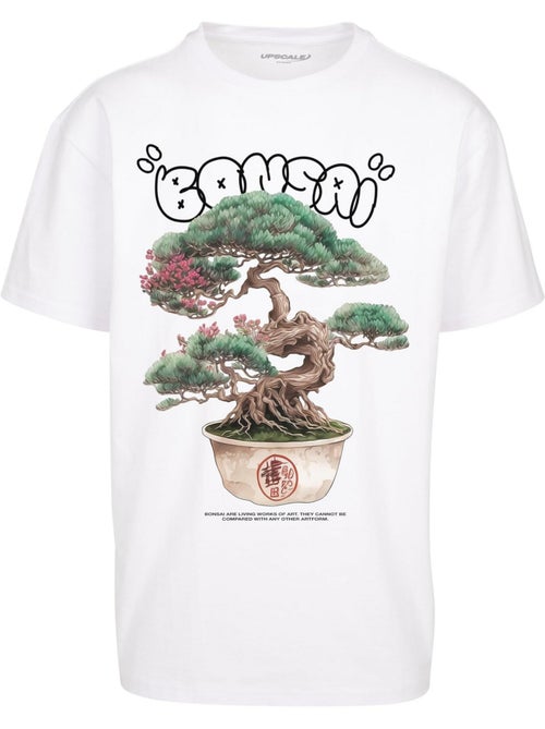 T-shirt motif/style bonsaï - mister tee - Kiabi