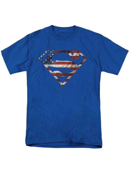 T-shirt motif/style bouclier super patriot - superman - Kiabi
