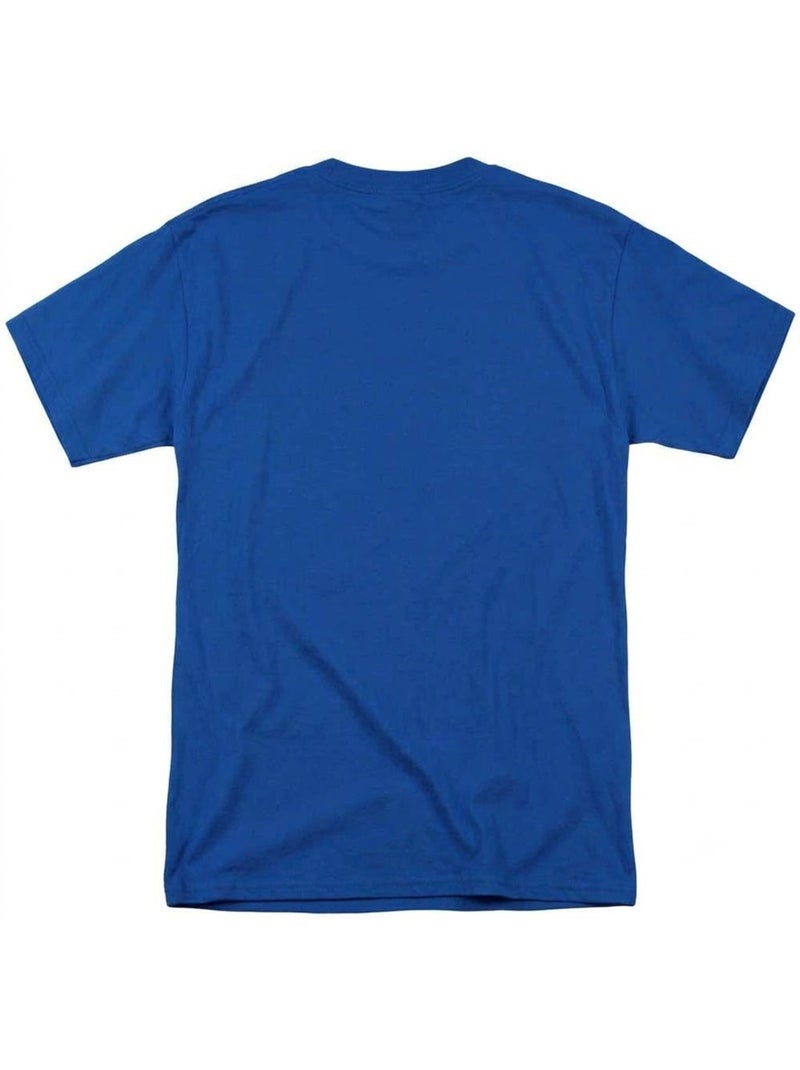 T-shirt motif/style bouclier super patriot - superman Bleu roi - Kiabi