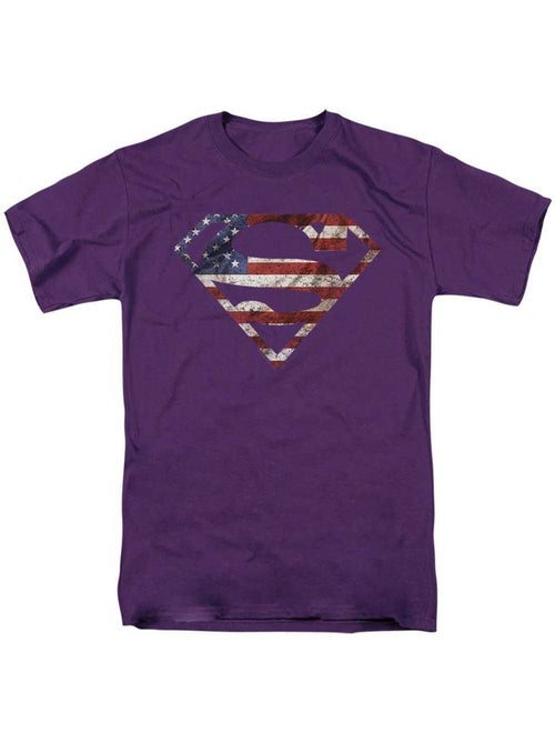 T-shirt motif/style bouclier super patriot - superman - Kiabi