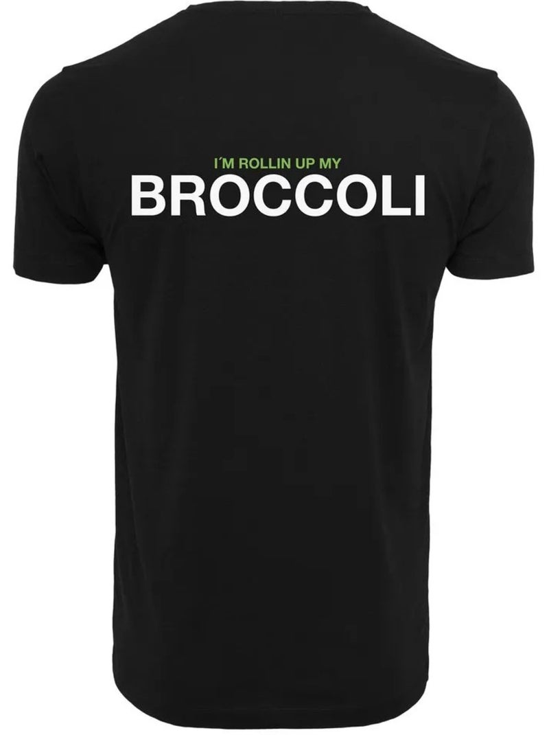 T-shirt motif/style brocoli - mister tee Noir - Kiabi