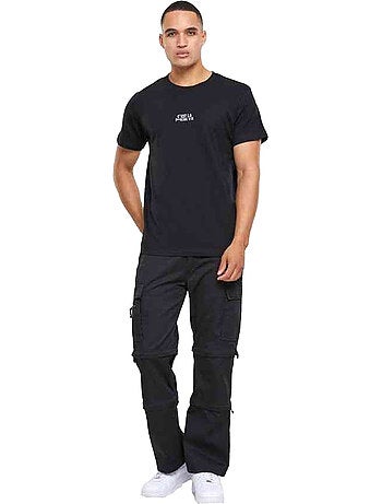 T-shirt motif/style brodé c'est la f**king vie - mister tee