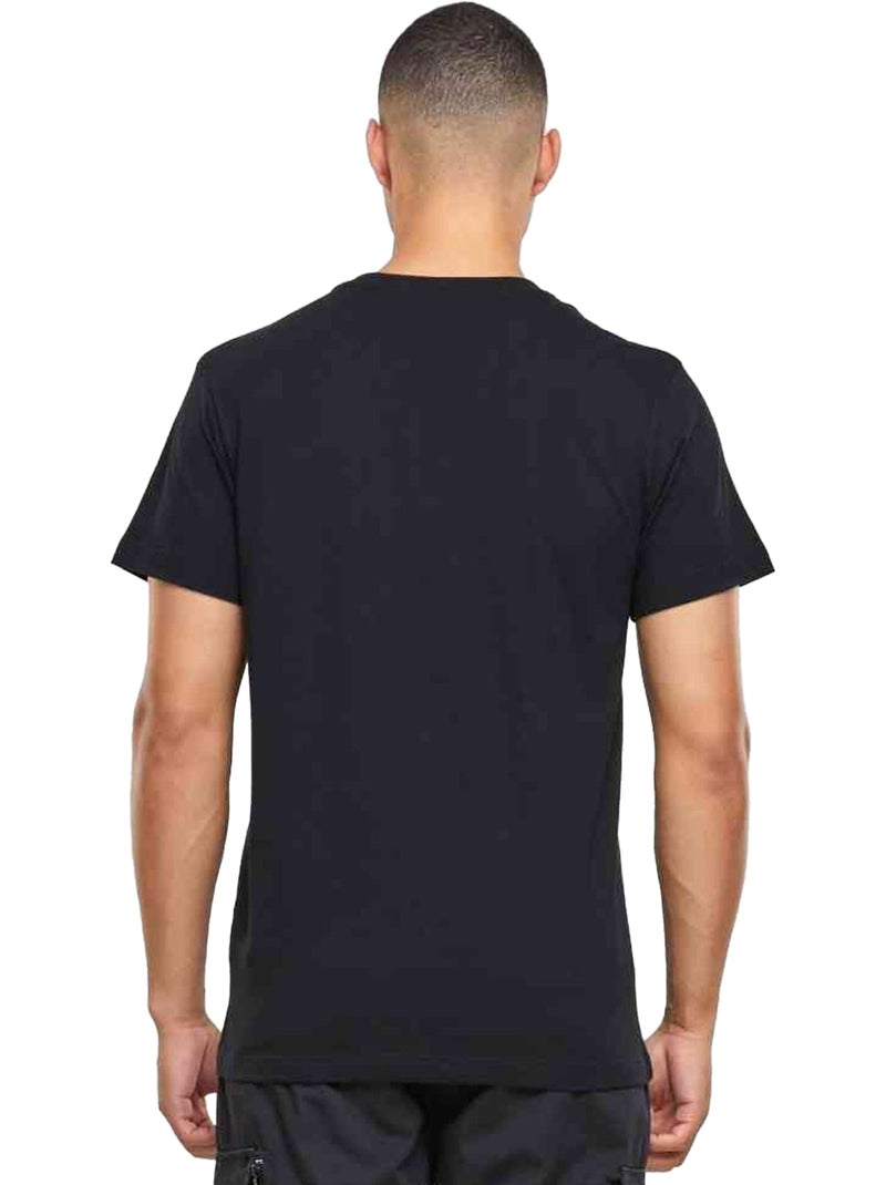 T-shirt motif/style brodé c'est la f**king vie - mister tee Noir - Kiabi