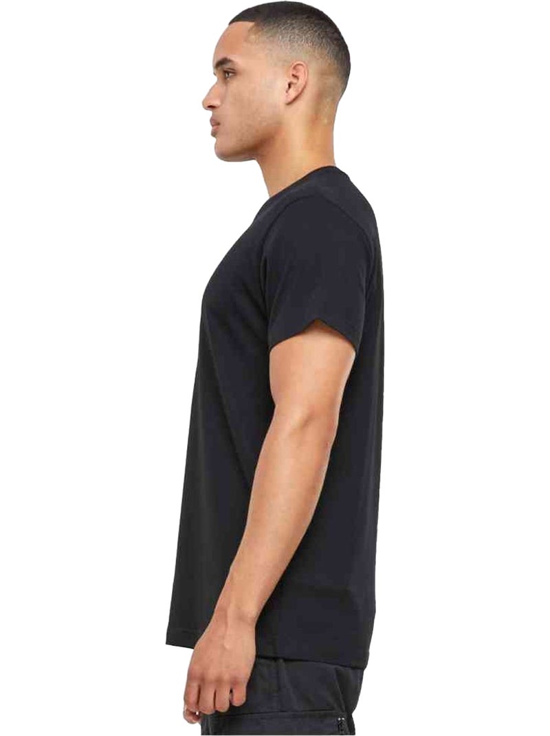 T-shirt motif/style brodé c'est la f**king vie - mister tee Noir - Kiabi