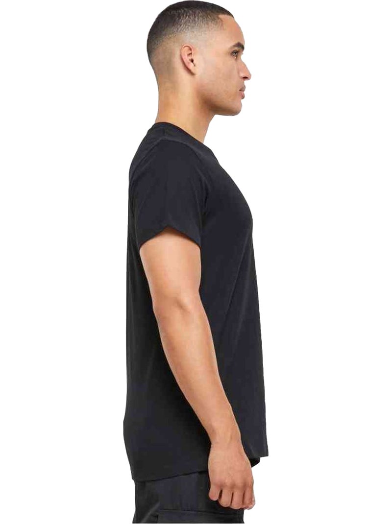 T-shirt motif/style brodé c'est la f**king vie - mister tee Noir - Kiabi