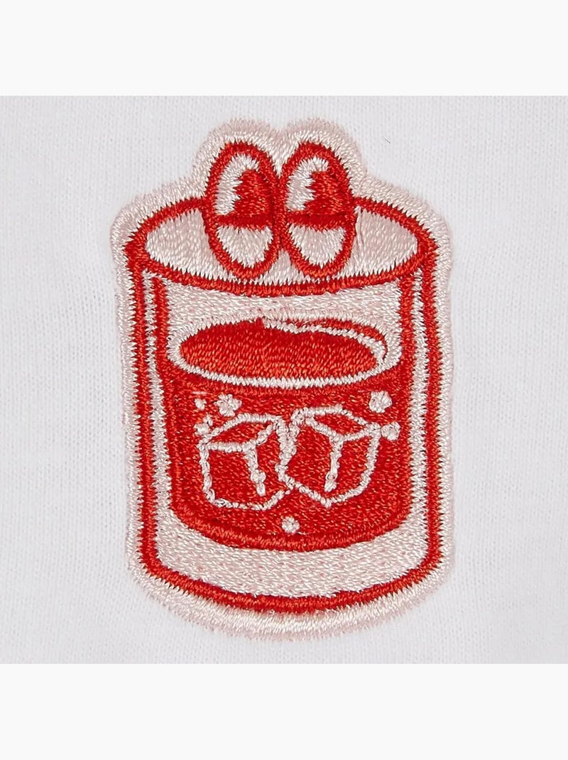 T-shirt motif/style brodé have a drink - mister tee Blanc - Kiabi