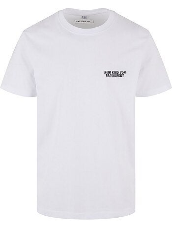 T-shirt motif/style brodé kein kind von traurigkeit - mister tee