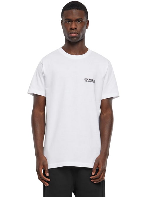 T-shirt motif/style brodé kein kind von traurigkeit - mister tee - Kiabi