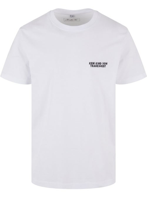 T-shirt motif/style brodé kein kind von traurigkeit - mister tee - Kiabi