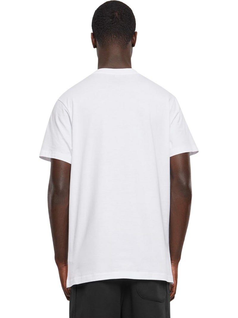 T-shirt motif/style brodé kein kind von traurigkeit - mister tee Blanc - Kiabi