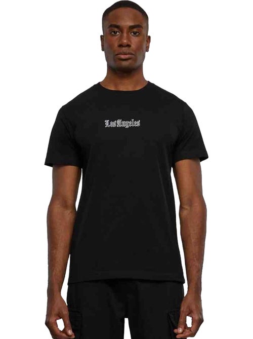 T-shirt motif/style brodé los angeles - mister tee - Kiabi