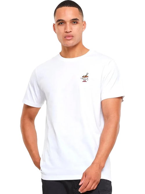T-shirt motif/style brodé peace noodles - mister tee - Kiabi