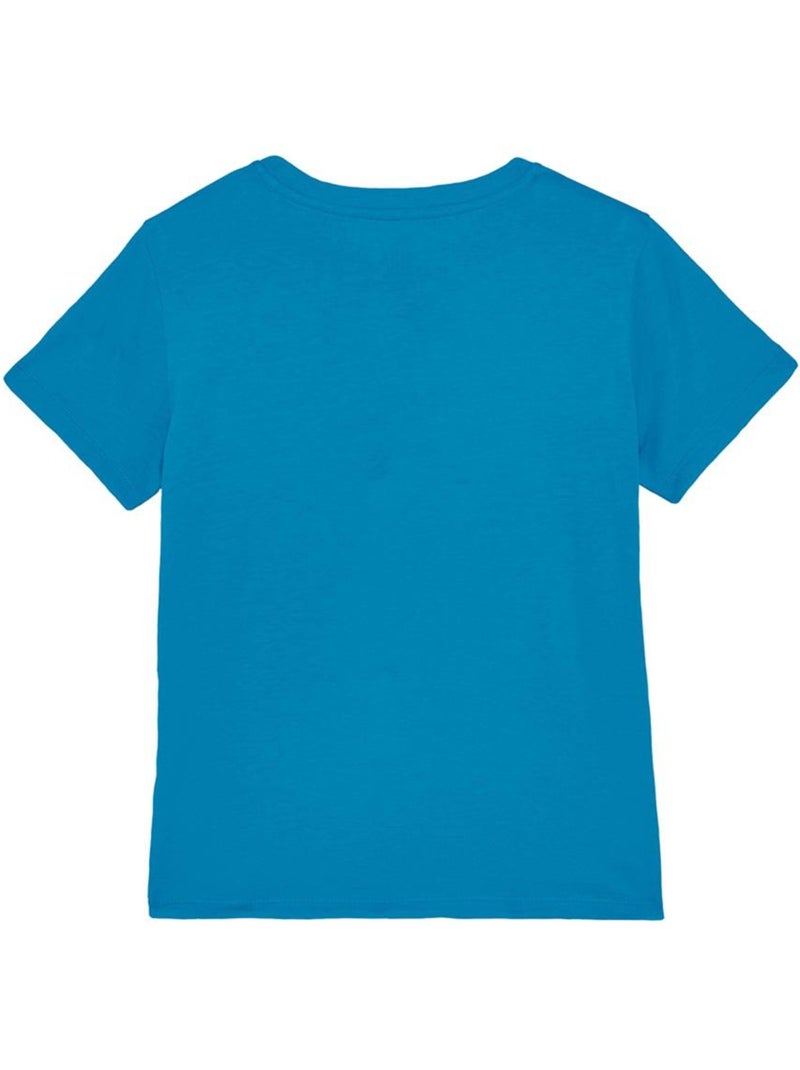T-shirt motif/style cadres aztèques - le roi lion Bleu marine/Turquoise - Kiabi