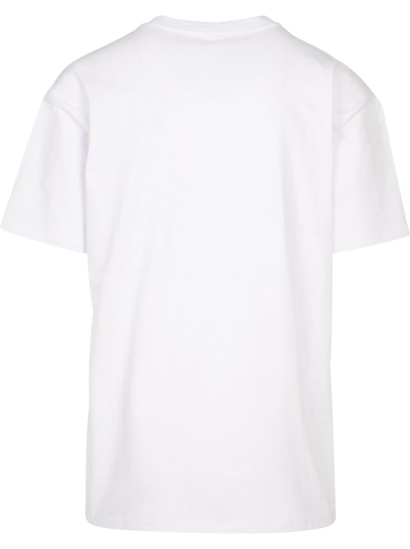 T-shirt motif/style chat welcome - mister tee Blanc - Kiabi