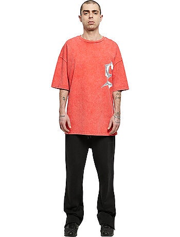 T-shirt motif/style chrome délavé - 9n1m sense