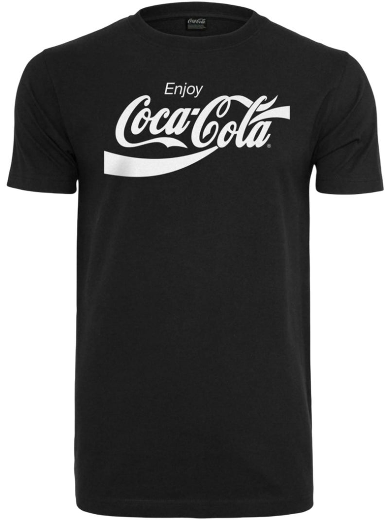T-shirt motif/style coca-cola - merchcode Noir - Kiabi