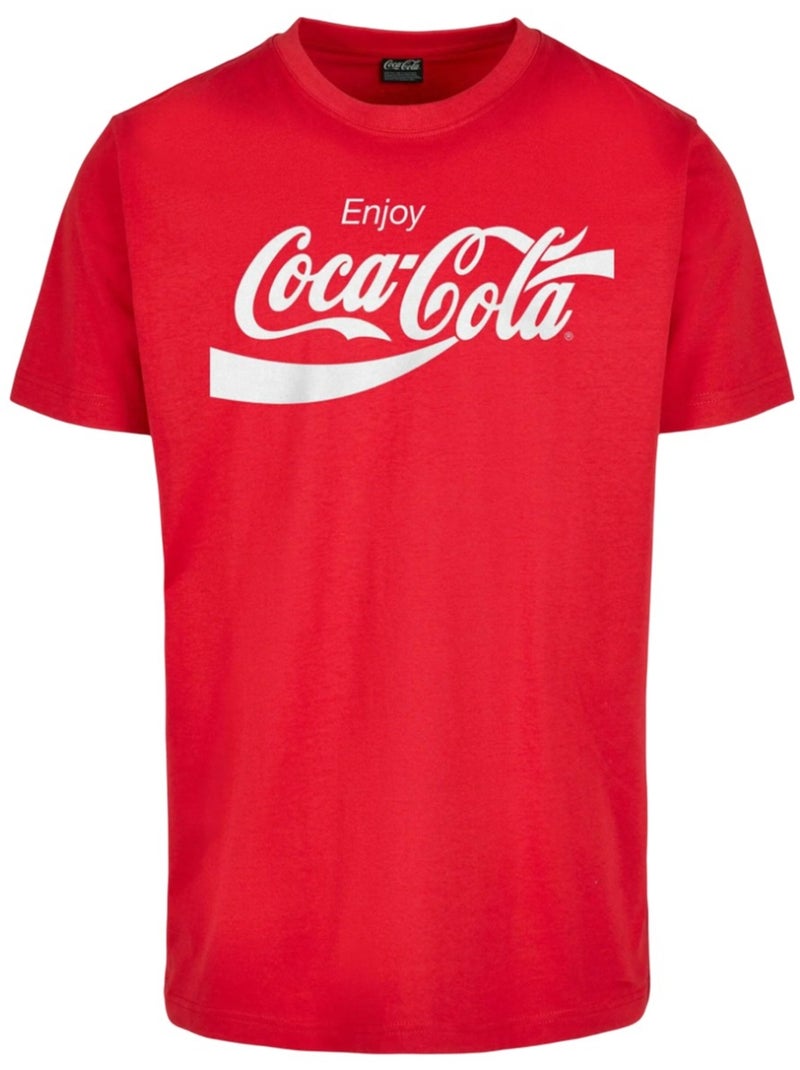T-shirt motif/style coca-cola - merchcode Rouge clair - Kiabi