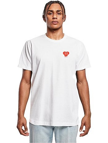 T-shirt motif/style cœur dégoulinant - mister tee