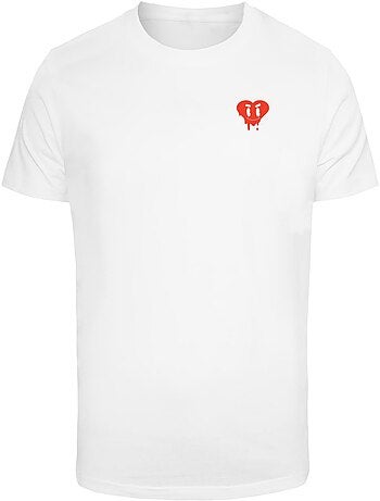 T-shirt motif/style cœur dégoulinant - mister tee