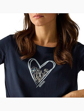 T-shirt motif/style cœur filandra vx - regatta