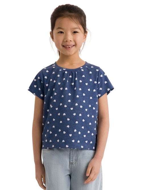 T-shirt motif/style cœurs hira - trespass - Kiabi
