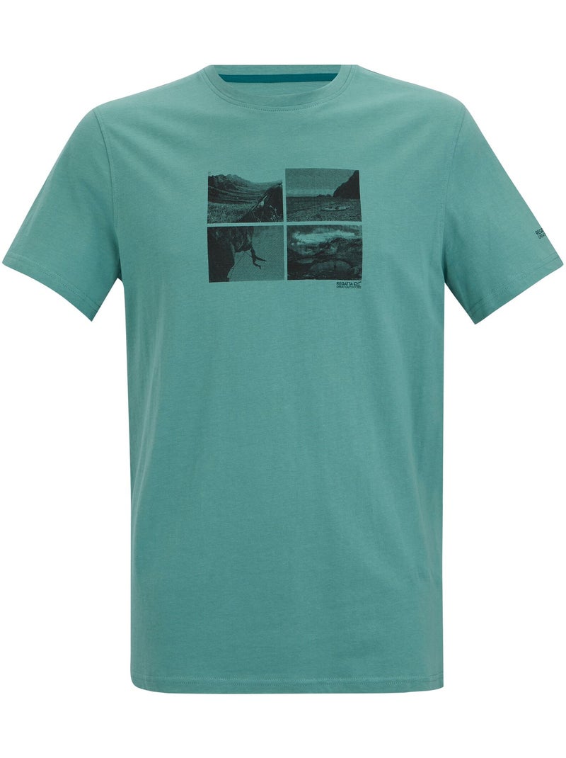 T-shirt motif/style collage de photos breezed - regatta Bleu clair - Kiabi