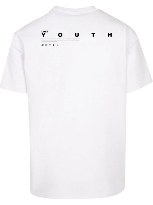 T-shirt motif/style colombe - lost youth - Kiabi