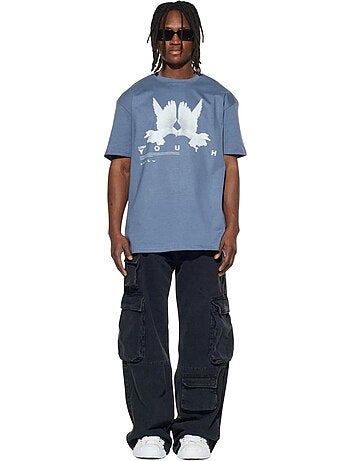 T-shirt motif/style colombe - lost youth