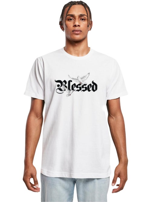 T-shirt motif/style colombe blessed - mister tee - Kiabi