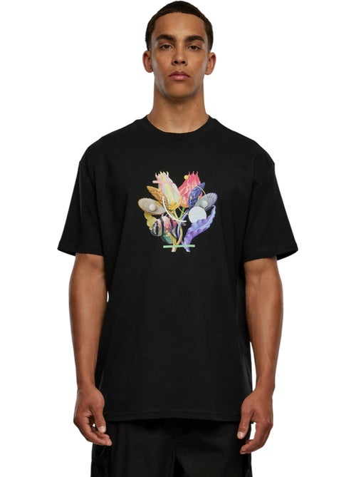 T-shirt motif/style corail - mister tee - Kiabi