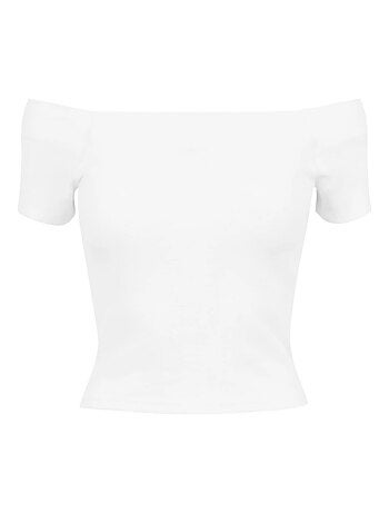 T-shirt motif/style côtelé - urban classics