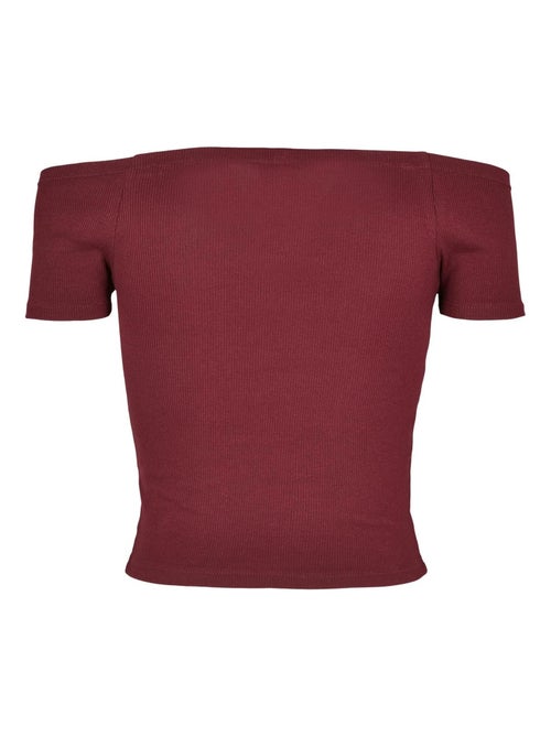 T-shirt motif/style côtelé - urban classics - Kiabi