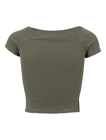 T-shirt motif/style côtelé - urban classics