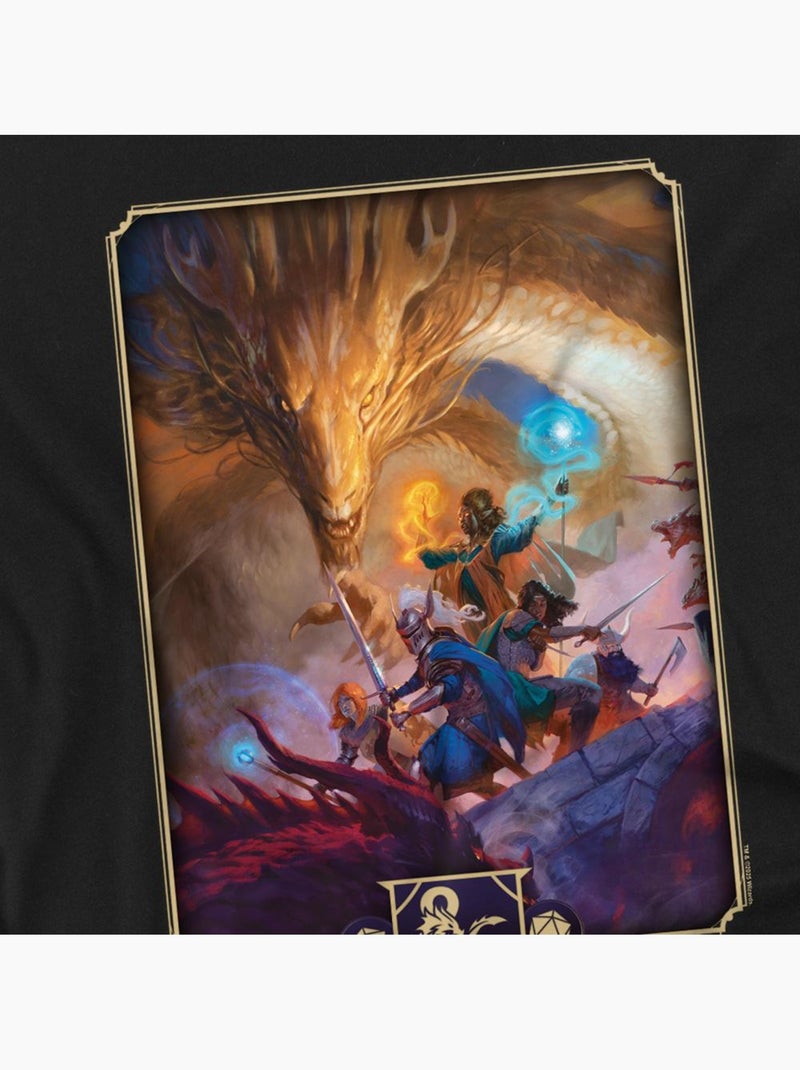T-shirt motif/style couverture du manuel pour joueur - donjons et dragons Noir - Kiabi