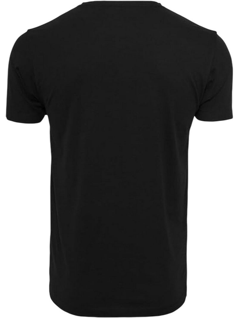 T-shirt motif/style crâne et aquarelle - mister tee Noir - Kiabi
