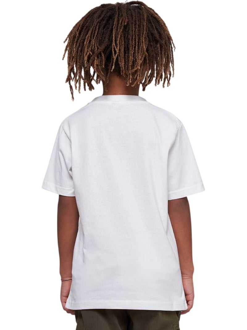 T-shirt motif/style croquis la - mister tee Blanc - Kiabi
