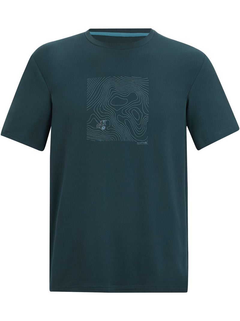 T-shirt motif/style cyclisme fingal - regatta Bleu nuit - Kiabi