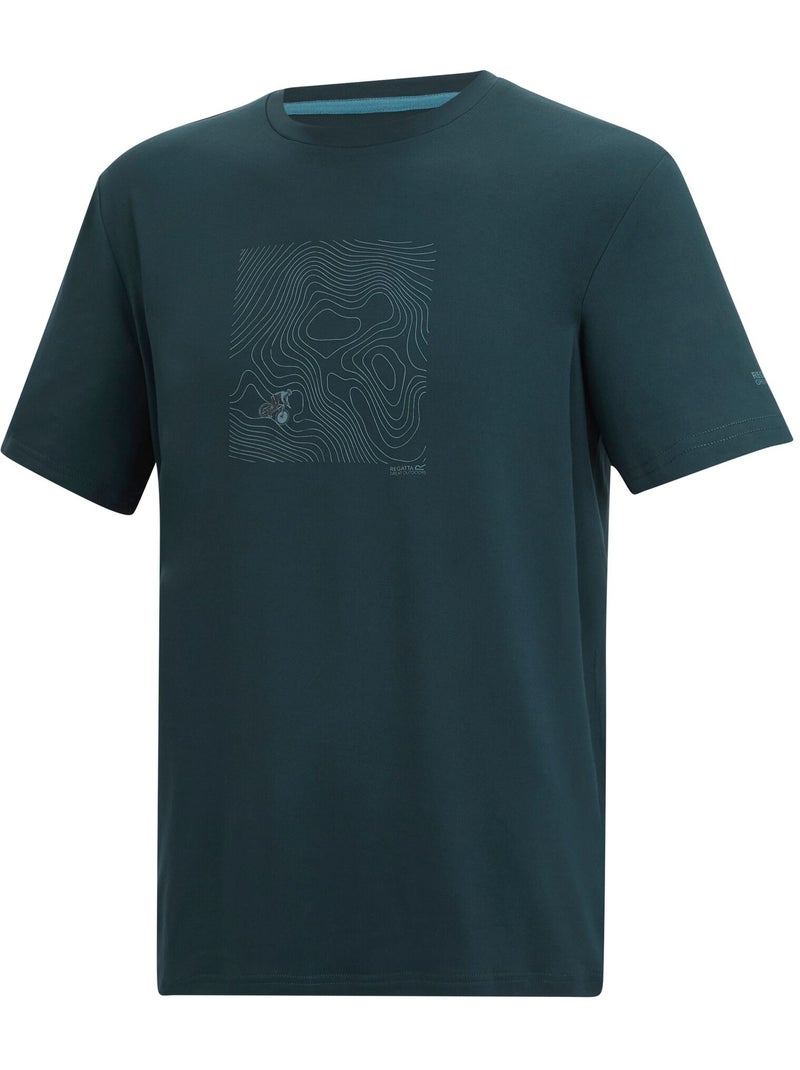 T-shirt motif/style cyclisme fingal - regatta Bleu nuit - Kiabi