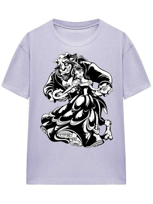 T-shirt motif/style danse - la belle et la bête - Kiabi T-shirt motif/style danse - la belle et la bête - Kiabi