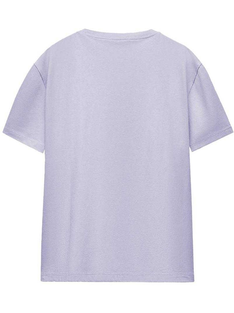 T-shirt motif/style danse - la belle et la bête Lavande - Kiabi